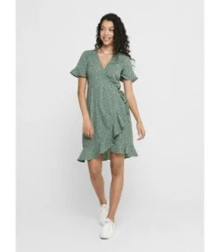 ONLY Dames Jurk Olivia Wrap -VivaMode Winkel 01649d16e6eb4c58bc2b0bcf558fb002