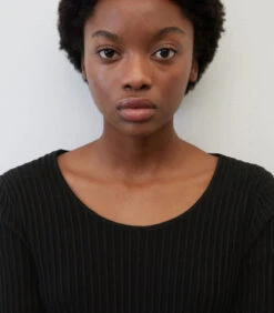 Ribgebreide Kokerjurk Slim -VivaMode Winkel 03031b84647640ee9cad22948564f292