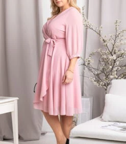 NATALY Wijd Uitlopende Chiffon Jurk 9 NATALY Wijd Uitlopende Chiffon Jurk -VivaMode Winkel 0316ee43ced34333a14756d066eaf628