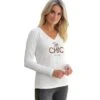 VERY CHIC Modal Tshirt Met Lange Mouwen