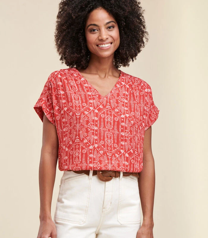 Losse Top Met Print 3 Losse Top Met Print