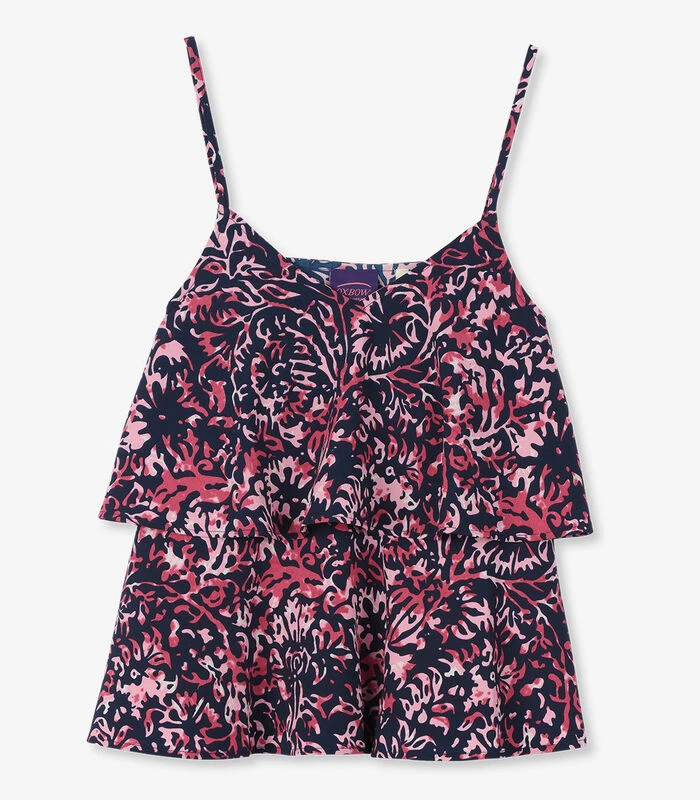 OXBOW Bedrukte Top Met Spaghettibandjes O1CAMELIA 7 OXBOW Bedrukte Top Met Spaghettibandjes O1CAMELIA - Afbeelding 5