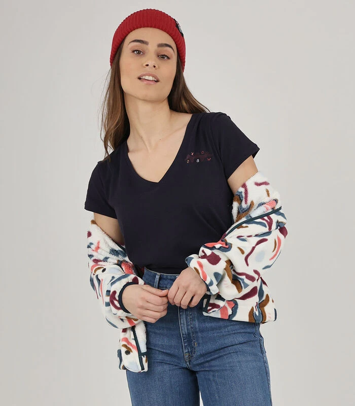 OXBOW T-shirt Met V-hals En Print O2TELBY