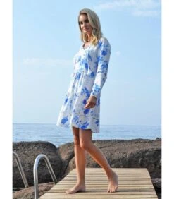 Bohemian Jurk Met Bloemenpatroon MYKONOS -VivaMode Winkel 0acab3cbd6ef4c47ae57d1b885946853