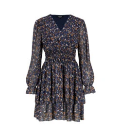 Jurk In V -neck Lange Mouwen 11 Jurk In V -neck Lange Mouwen -VivaMode Winkel 0af976020520480eb44c1c03f8751878