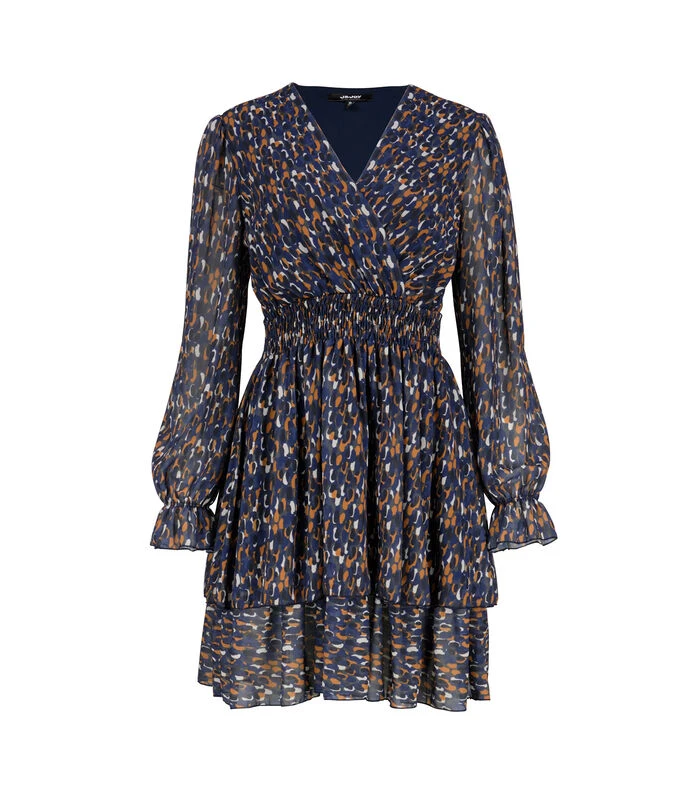 Jurk In V -neck Lange Mouwen 7 Jurk In V -neck Lange Mouwen - Afbeelding 5