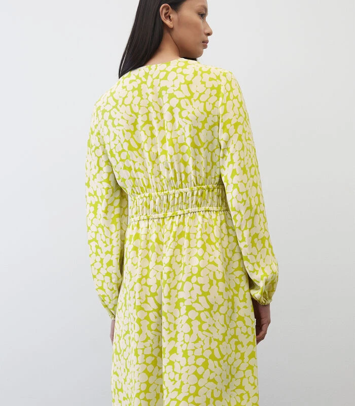 Marc O'Polo Mini-jurk Met V-hals En Print All-over 5 Marc O'Polo Mini-jurk Met V-hals En Print All-over - Afbeelding 3