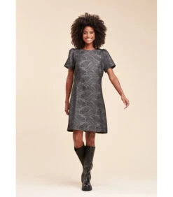 Jurk Van Jacquardstof