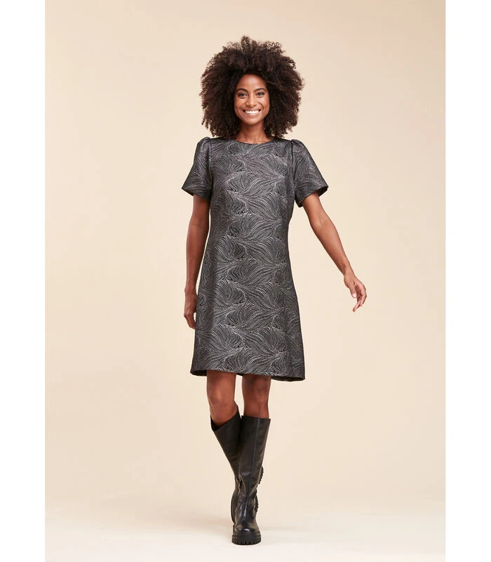 Jurk Van Jacquardstof 3 Jurk Van Jacquardstof