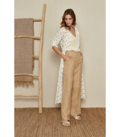 Tuniekjurk Met Ecru En Beige