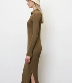 Marc O'Polo Ribgebreide Jurk Met Polokraag -VivaMode Winkel 172abf97bdd143909c38027d100c07bd