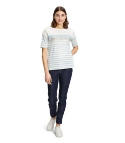 Betty Barclay Gestreept Shirt Met Print -VivaMode Winkel 18b4cf227d5b45a48a2365faf7ef9ed9