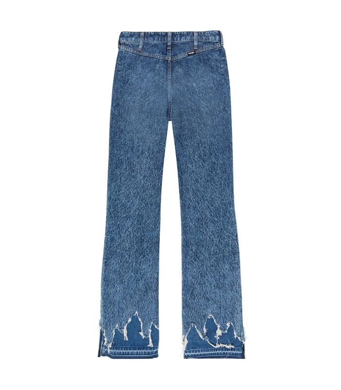 Wrangler Jeans Vrouw Met Dubbele Rits Bootcut 3 Wrangler Jeans Vrouw Met Dubbele Rits Bootcut