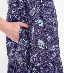 Bedrukte Vliegende Katoenen Jurk MIYAMA -VivaMode Winkel 1fab94344659421c8235e7e8e8496d76