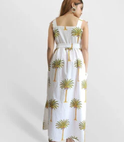 'Palm Bow' Jurk -VivaMode Winkel 23f07074879544bba6b708b46caee608