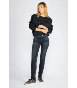 LE TEMPS DES CERISES Jeans Push-up Slim Hoge Taille PULP, Lengte 34