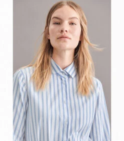 Seidensticker Jurk Strepen 3/4 Mouwen Kraag -VivaMode Winkel 2a4e9f28a65147218c4a69dcc8597fce