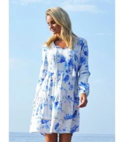 Bohemian Jurk Met Bloemenpatroon MYKONOS -VivaMode Winkel 2e675b74012e41a3be8810d7fa4a0b29