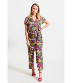 Lange Geprinte Jumpsuit -VivaMode Winkel 2fd0d5592cf0442881b445df16d9dbd2