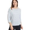 Betty Barclay Gestreept Shirt Met Zijsplitten -VivaMode Winkel 31953d11c810475285d96eb82aba1ac7