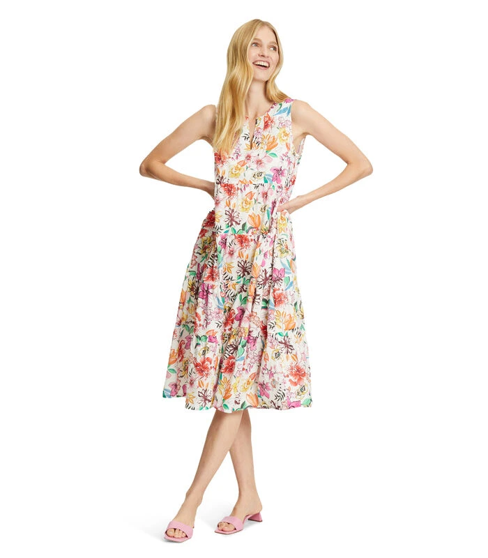 Vera Mont Gelaagde Jurk Met Bloemenprint 3 Vera Mont Gelaagde Jurk Met Bloemenprint