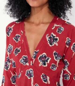 Vloeiende Uitlopende Jurk Bedrukt MIRZAPUR -VivaMode Winkel 36f6fa50985d4dce97a90662dd4e54b9