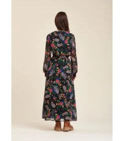 Lange Jurk Met Bloemenprint -VivaMode Winkel 3906b47f240744469bc2889caf8f790e