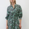 Marc O'Polo Jurk Met Print En Volumineuze Mouwen