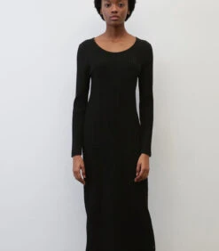 Ribgebreide Kokerjurk Slim