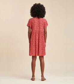 Korte Ruimvallende Jurk Met Print -VivaMode Winkel 42dded63051042ef9532c272805f1300