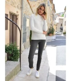 CHERYL Hoge Taille Milano Broek -VivaMode Winkel 43eec5a6c9014590a1f76ecb129b9515