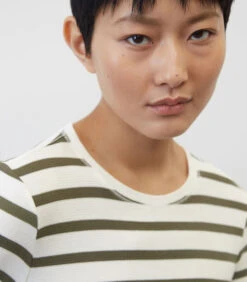 Marc O'Polo Gestreepte Wafel-jersey 11 Marc O'Polo Gestreepte Wafel-jersey -VivaMode Winkel 46711aa123f54e31af023b3e21a5b627