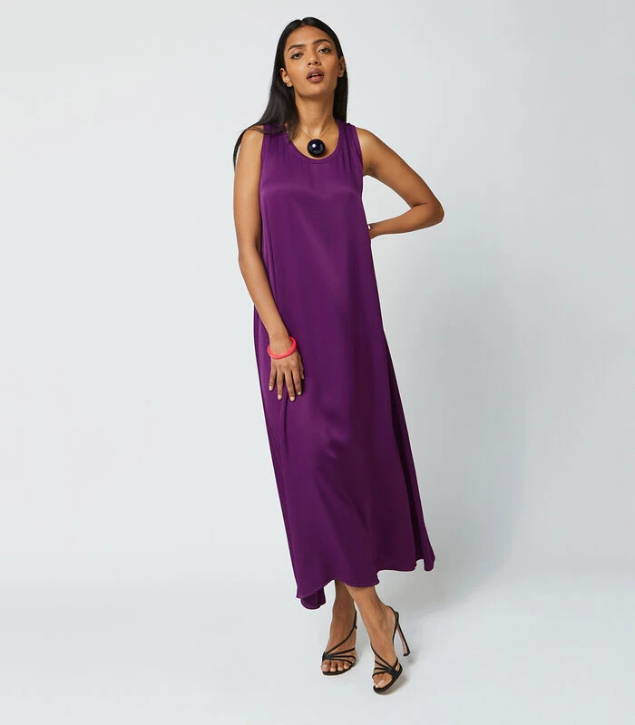 RODIER Lange Satijnen Jurk 3 RODIER Lange Satijnen Jurk