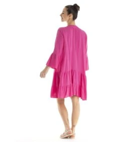 RUSTY - Jurk 3/4 Mouwen -VivaMode Winkel 4a6d4551960546beb8f01cfe94bbe15f