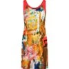 Artistieke Print Jersey Jurk KLEIN 1 Artistieke Print Jersey Jurk KLEIN -VivaMode Winkel 4d0bca239c824fb69843204624c398ed