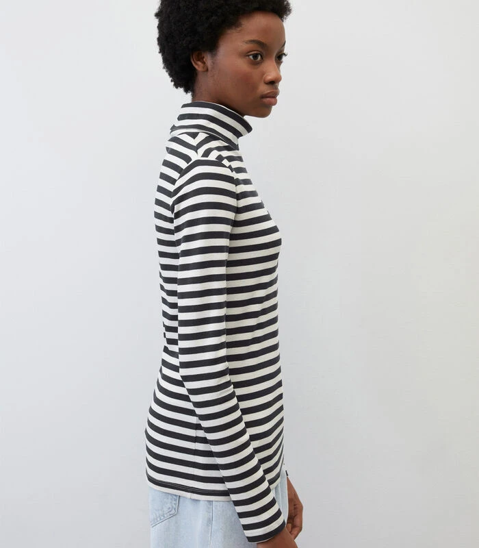 Gestreepte Longsleeve Met Col 5 Gestreepte Longsleeve Met Col - Afbeelding 3