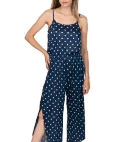 Combi-pantacourt Linosa Blauw