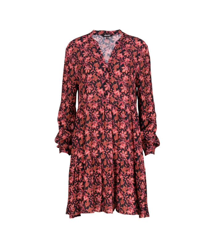 Lange Mouw Uitlopende Jurk 7 Lange Mouw Uitlopende Jurk - Afbeelding 5