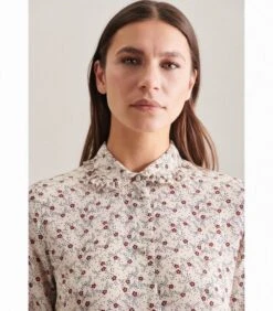 Seidensticker Jurk Print Lange Mouwen Kraag -VivaMode Winkel 5380beb1fcb74376bbb85f2f336cb905