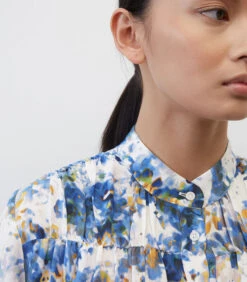 Marc O'Polo Knielange Jurk Met Print Relaxed -VivaMode Winkel 5a4cfe47efbc46cc96a8d7a1dcc4b21b