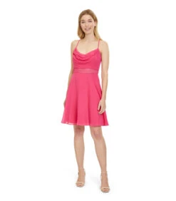 Vera Mont Cocktailjurk Met Watervalhals -VivaMode Winkel 5c598be1a0a644858fd552ffac6a7194