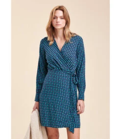 Korte Jurk Met Grafisch Patroonprint -VivaMode Winkel 5f7020e907d64ac2b0cd37c068cd3913