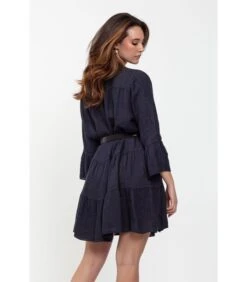 ELSA - Linnen Jurk -VivaMode Winkel 601243612ab04a269ece97601ee549f2