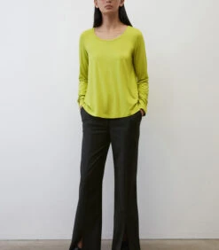 Marc O'Polo Stijlvolle Jersey Longsleeve Relaxed -VivaMode Winkel 608e1c52715c4e64af5d9b526bebd0ae