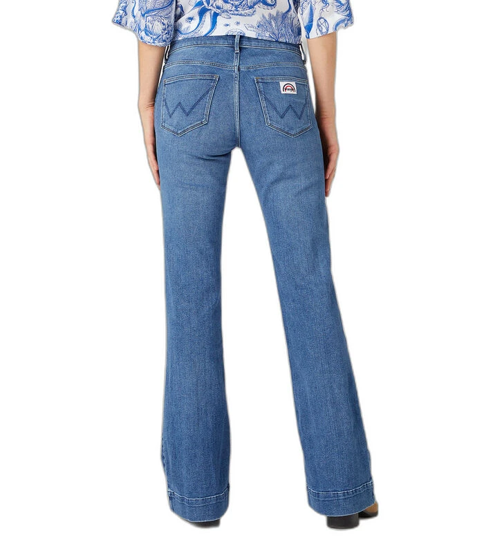 Wrangler Jeans Flare Vrouw 5 Wrangler Jeans Flare Vrouw - Afbeelding 3