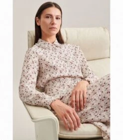 Seidensticker Jurk Print Lange Mouwen Kraag -VivaMode Winkel 75e69bf78b114cdbb7c3f69c0a0bd92a