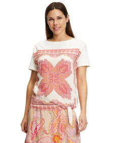 Betty Barclay Shirt Met Geknoopt Effect