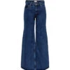 ONLY Vrouwelijke Klassieke Jeans Met Wijde Pijpen Onlchri... -VivaMode Winkel 7a51ca014b1244d1bddf066fb98ea729
