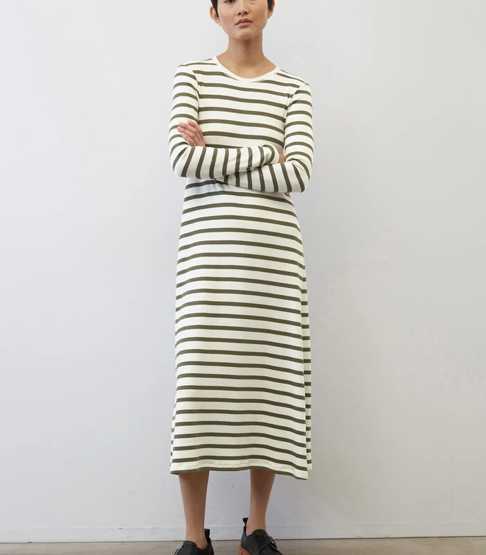 Marc O'Polo Gestreepte Wafel-jersey 4 Marc O'Polo Gestreepte Wafel-jersey - Afbeelding 2