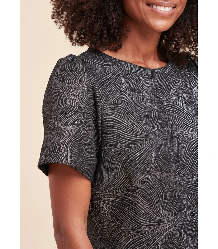 Jurk Van Jacquardstof 6 Jurk Van Jacquardstof - Afbeelding 4